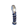Sapphire Spiral Glass Dildo Sapphire Spiral Glass Dildo
